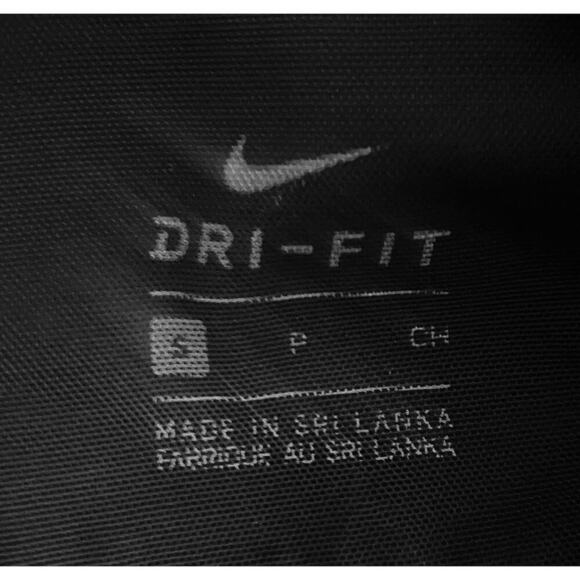 Women’s Nike Dri-Fit Sports Bra Mesh Front & Racerback Black Workout Athleisure - Picture 8 of 8